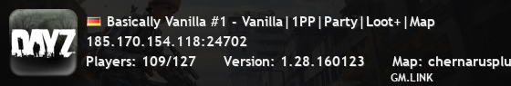 Basically Vanilla #1 - Vanilla|1PP|Party|Loot+|Map