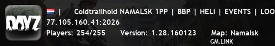 |     Coldtrailhold NAMALSK 1PP | BBP | HELI | EVENTS | LOOT+