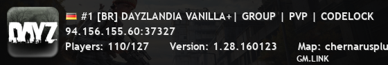 #1 [BR] DAYZLANDIA VANILLA+| GROUP | PVP | CODELOCK