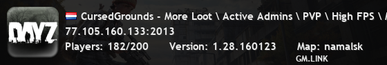 CursedGrounds - More Loot \ Active Admins \ PVP \ High FPS \ MO