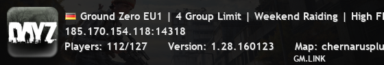Ground Zero EU1 | 4 Group Limit | Weekend Raiding | High FPS