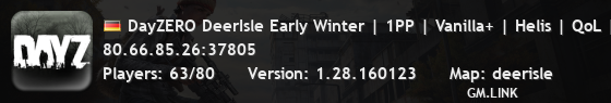 DayZERO DeerIsle Early Winter | 1PP | Vanilla+ | Helis | QoL |