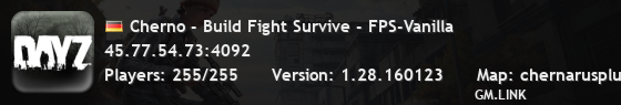 Cherno - Build Fight Survive - FPS-Vanilla