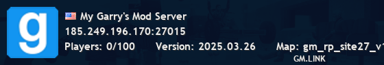 My Garry's Mod Server