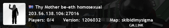 Thy Mother be-eth homosexual