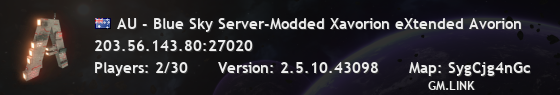 AU - Blue Sky Server-Modded Xavorion eXtended Avorion