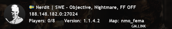 Nerdit | SWE - Objective, Nightmare, FF OFF