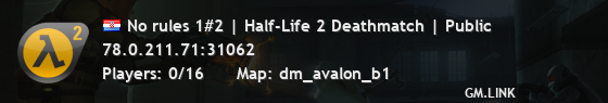 No rules 1#2 | Half-Life 2 Deathmatch | Public