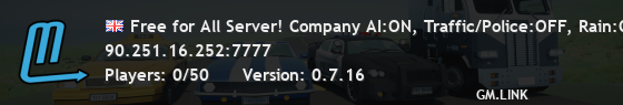 Free for All Server! Company AI:ON, Traffic/Police:OFF, Rain:OFF