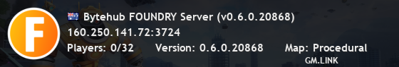 Bytehub FOUNDRY Server (v0.6.0.20868)