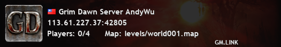 Grim Dawn Server AndyWu
