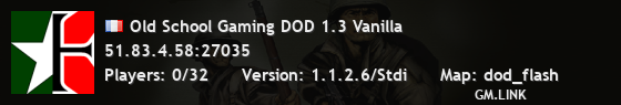 Old School Gaming DOD 1.3 Vanilla