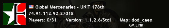 Global Mercenaries - UNIT 178th