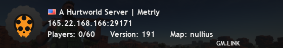 A Hurtworld Server | Metrly