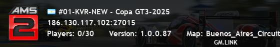 #01-KVR-NEW - Copa GT3-2025