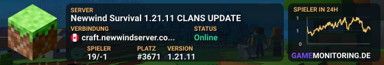 Newwind Survival 1.21.11 CLANS UPDATE