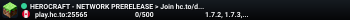 HEROCRAFTONLINE.COM - RPG NETWORK PRERELEASE > Join hc.to/discord ! (1.13-1.21)
