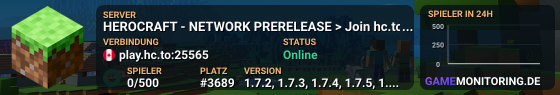 HEROCRAFTONLINE.COM - RPG NETWORK PRERELEASE > Join hc.to/discord ! (1.13-1.21)