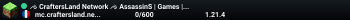 ᨌ CraftersLand Network ᨌ AssassinS | Games | Creative | Survival
