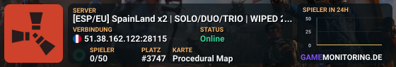 [ESP/EU] SpainLand x2 | SOLO/DUO/TRIO | WIPED 21/5 | 3500