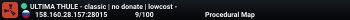 ULTIMA THULE - classic | no donate | lowcost -
