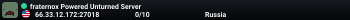 fraternox Powered Unturned Server