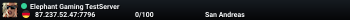Elephant Gaming TestServer