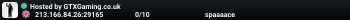 Hosted by GTXGaming.co.uk