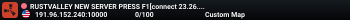 [US] RustValley 10x PVE+ |Legendary Weapons| Raidable Bases|