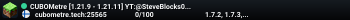 CUBOMetre [1.21.9 - 1.21.11] YT:@SteveBlocks012 by Aurbey 4 сезон
