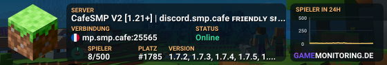 CafeSMP V2 [1.21+] | discord.smp.cafe ᴛʜᴇ ᴇᴀsᴛᴇʀ ᴄʀᴀᴛᴇ ᴡᴀs ᴊᴜsᴛ ʀᴇʟᴇᴀsᴇᴅ!