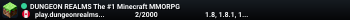 DUNGEON REALMS The #1 Minecraft MMORPG