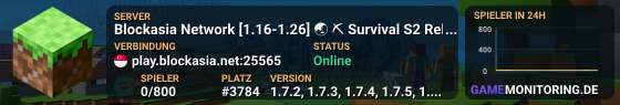 Blockasia Network [1.16-1.26] 🌏 ⛏ Survival S2 Released! ⛏ 🌏