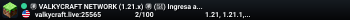 ㊠ VALKYCRAFT NETWORK (1.21.x) ㊠ (👥) Ingresa al discord discord.gg/valkycraft