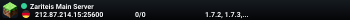 Zariteis Main Server