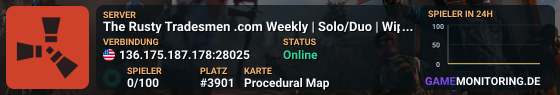 The Rusty Tradesmen .com Weekly | Solo/Duo | Wiped 5/07
