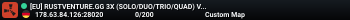 [EU] RUSTVENTURE.GG 3X (SOLO/DUO/TRIO/QUAD) Vanilla+ NOOB FRIEN