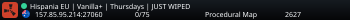 Hispania EU | Vanilla+ | Thursdays | JUST WIPED