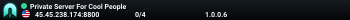 Private Server For Cool People