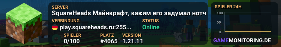 SquareHeads Майнкрафт, каким его задумал нотч