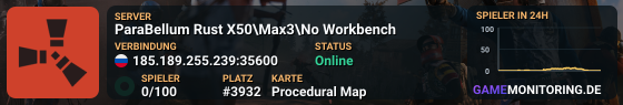 ParaBellum Rust Х50\Max3\No Workbench