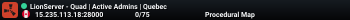 LionServer - Quad | Active Admins | Quebec | Beginner Friendly