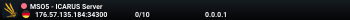 MSO5 - ICARUS Server