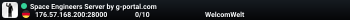 Space Engineers Server by g-portal.com