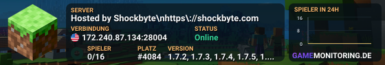 Hosted by Shockbyte\nhttps\://shockbyte.com