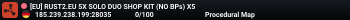 [EU] RUST2.EU 5X SOLO DUO SHOP KIT (NO BPs) X5