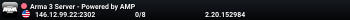 Arma 3 Server - Powered by AMP