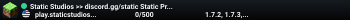 Static Studios >> discord.gg/static Static Prison >> Has Officially Released!