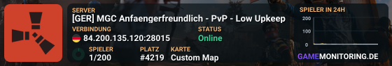 [GER] MGC Anfaengerfreundlich - PvP - Low Upkeep
