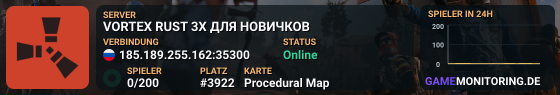 VORTEX RUST 3X  ДЛЯ НОВИЧКОВ
